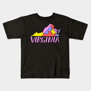 USA state: Virginia Kids T-Shirt